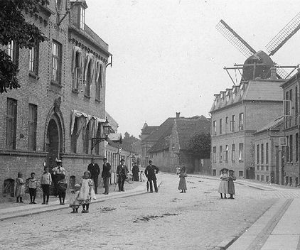 80 Roskilde Hersegade Foto Hude ca. 1900